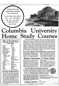 Columbia University Home Study Courses