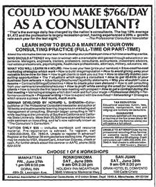 Howard Shensen Consulting Ad